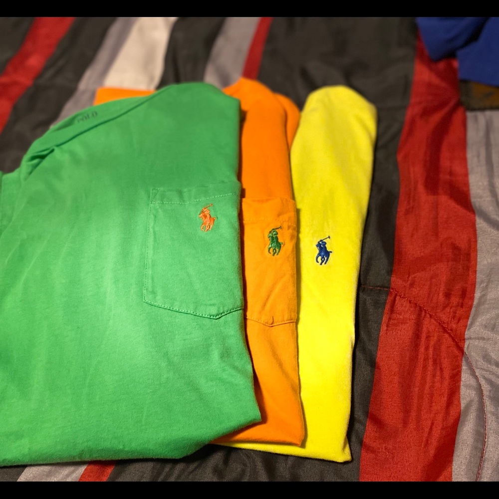 Ralph Lauren bundle. Three Polo shirts!!